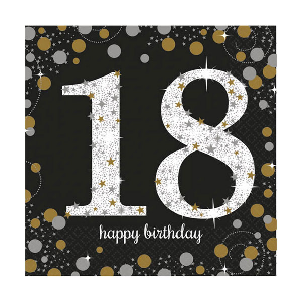 Compleanno 18 Anni Gold