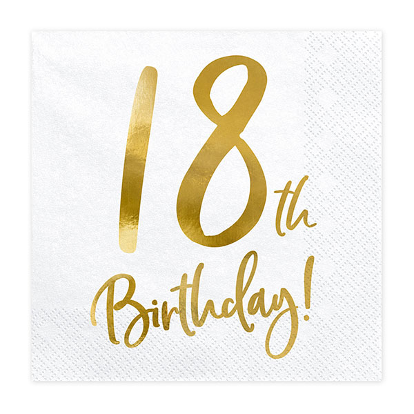 Compleanno 18 Anni Oro
