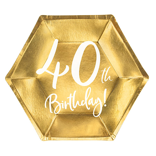 Compleanno 40 Anni Oro