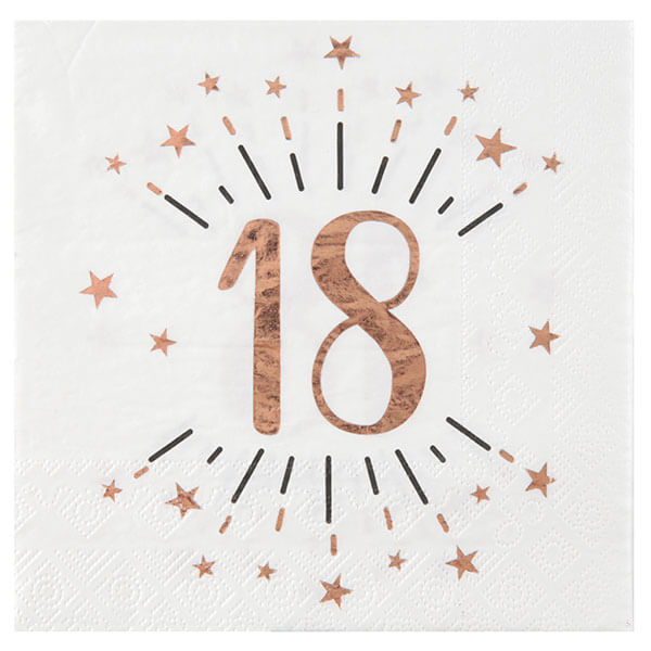 Compleanno 18 Anni Rose Gold