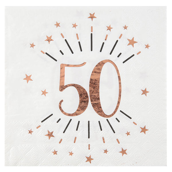 Compleanno 50 Anni Rose Gold