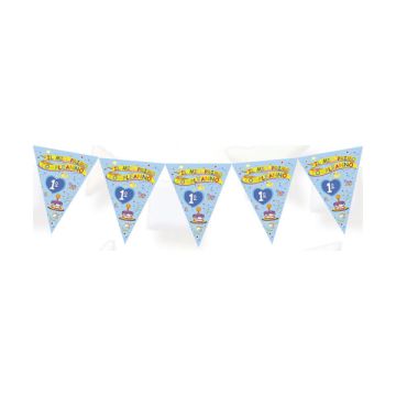 BANDIERINA 1° COMPLEANNO BAMBINO PZ.1