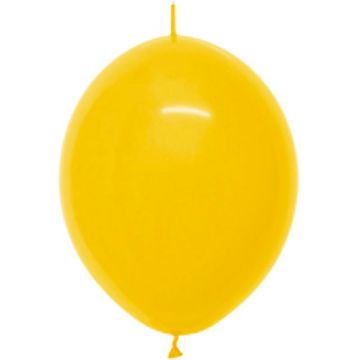 Palloncino Giallo Oro (021) link 12" Pz.25 Colore Standard Cm.30
