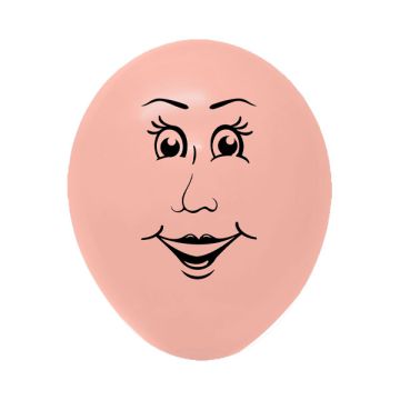 PALLONCINO FACCIA FEMMINA (16") PZ.100