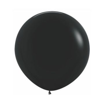 Palloncino Nero (080) 36" Pz.5 Colore Standard Cm.90