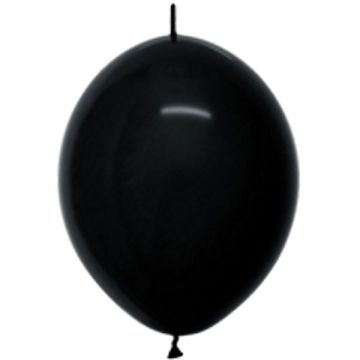 Palloncino Nero (080) Link 6" Pz.50 Colore Standard Cm.15