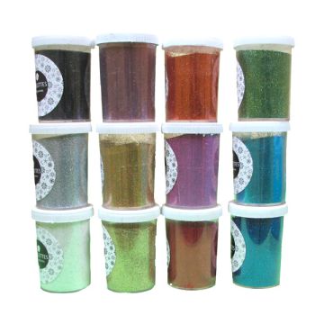Glitter Barattolo Marrone Gr.110