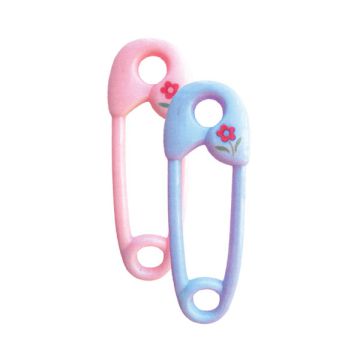 SPILLE DA BALIA IN PLASTICA ROSA PZ.4