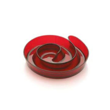 VASSOIO CHIOCCIOLA ROSSO PZ.1