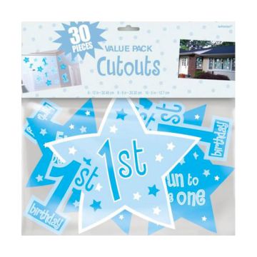 DECORAZIONE 1° COMPLEANNO BAMBINO PZ.30