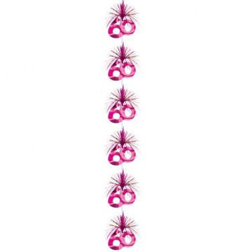 FESTONE 60 ANNI CIUFFO FUCSIA PZ.1
