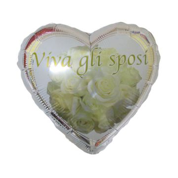 PALLONCINO MATRIMONIO W GLI SPOSI PZ.1