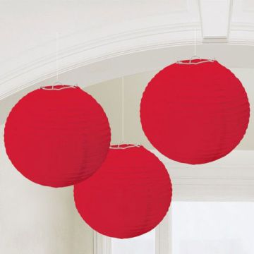 LANTERNA ROTONDA ROSSA PZ.3