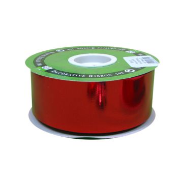 NASTRO FLOCK LUX MET ROSSO MM50 100 YARD