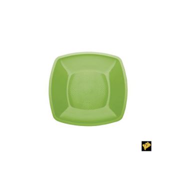 PIATTO DESSERT VERDE LIME PZ.12