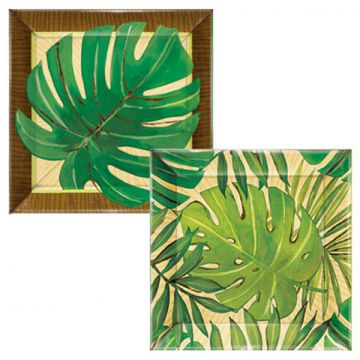 PIATTO MELAMINA PALME PZ.1