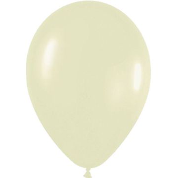 Palloncino Avorio (473) 10" Pz.100 Colore Perlato Cm.25