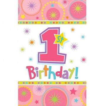 TOVAGLIA 1° COMPLEANNO BAMBINA PZ.1