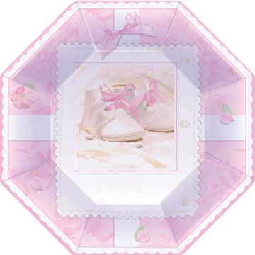 PIATTI BATTESIMO BAMBINA PZ.8