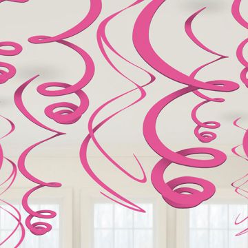DECORAZIONE ROSA SPIRALE PZ.12