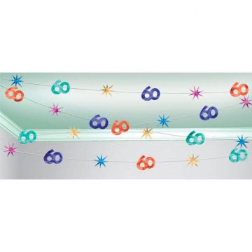 FESTONE FILARE SOFFITTO 60 ANNI PZ.1