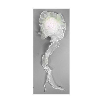 ROSE ORGANZA BIANCA PZ 2