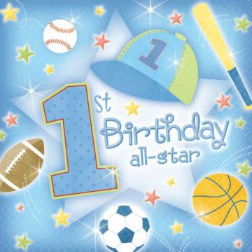 TOVAGLIOLI 1° COMPLEANNO BAMBINO PZ.36