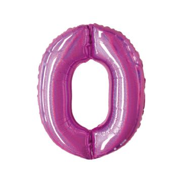 PALLONCINO NUMERO 0 GLITTER FUXIA PZ.1