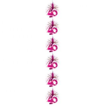 FESTONE 40 ANNI CIUFFO FUCSIA PZ.1