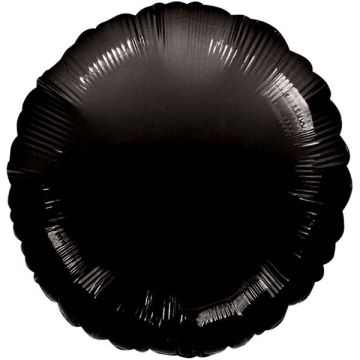 Palloncini Tondo Nero 18" Pz.5 Mylar Tondo 18" Cm.45