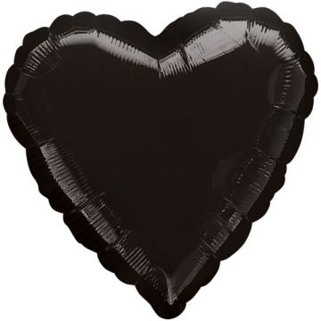 PALLONCINI CUORE NERO (17") PZ.1