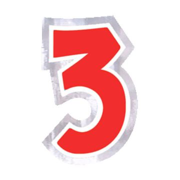 Adesivo Numero 3 Pz.48