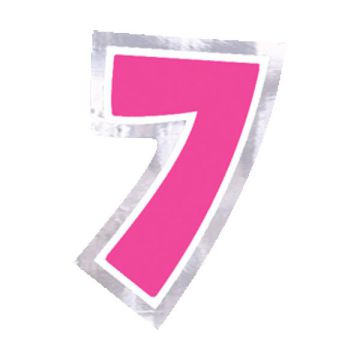 Adesivo Numero 7 Pz.48