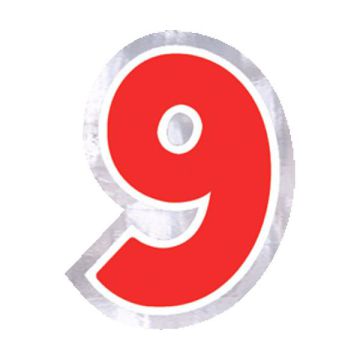 Adesivo Numero 9 Pz.48