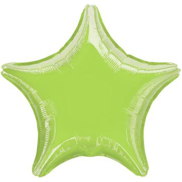 PALLONCINI STELLA VERDE LIME 19" PZ.5