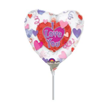 PALLONCINO LOVE HEART DANGLER PZ.5