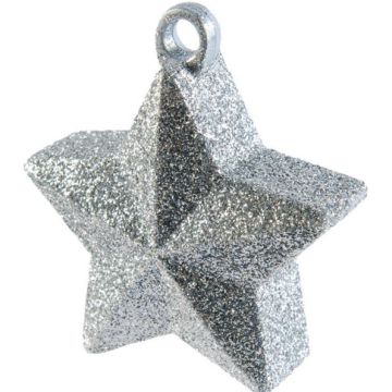PESETTO STELLA ARGENTO GLITTER PZ.1