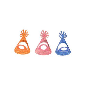Adesivi Party Hat Glitter  Pz.36