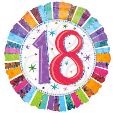 PALLONCINO 18° COMPLEANNO RADIANT PZ.1
