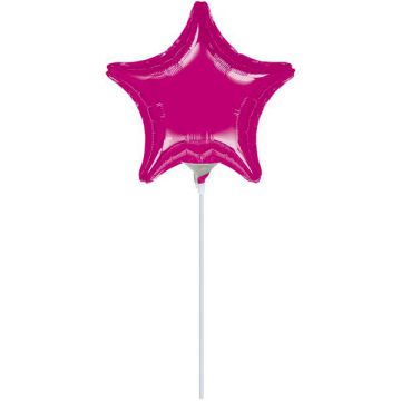 PALLONCINO STELLA FUXIA 9" PZ.10