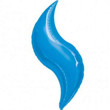 PALLONCINO CURVE BLU (36") PZ.3