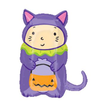 PALLONCINO GATTO HALLOWEEN PZ.1