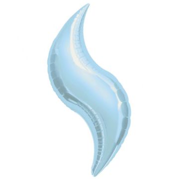 PALLONCINO CURVE AZZURRO (15") PZ.5