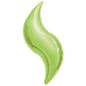 PALLONCINO CURVE VERDE LIME (15") PZ.5