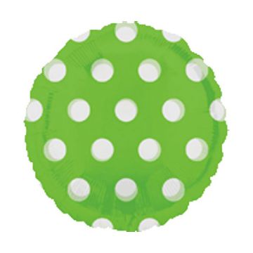 PALLONCINO DOTS VERDE LIME PZ.1