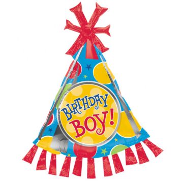 PALLONCINO BIRTHDAY BOY PARTY HAT PZ.1