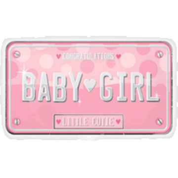 PALLONCINO TARGA BABY GIRL PZ.1
