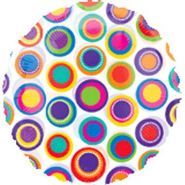 PALLONCINO COLORFUL DOTS (18") PZ.1