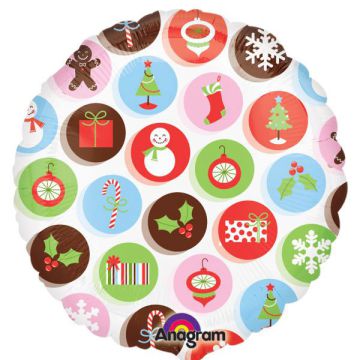 PALLONCINO ICONE DI NATALE PZ.1