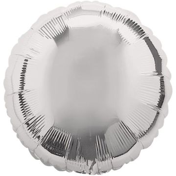 PALLONCINO TONDO ARGENTO 18" PZ.5
